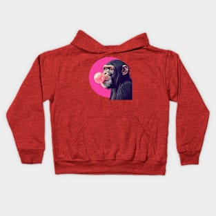 monkey make bubble Kids Hoodie